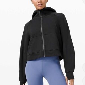 Lululemon Black Full Zip Scuba